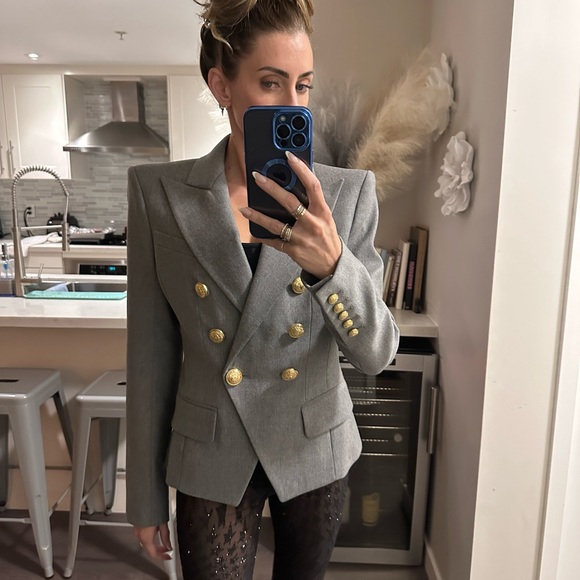 Balmain iconic grey blazer✨ - Picture 3 of 10
